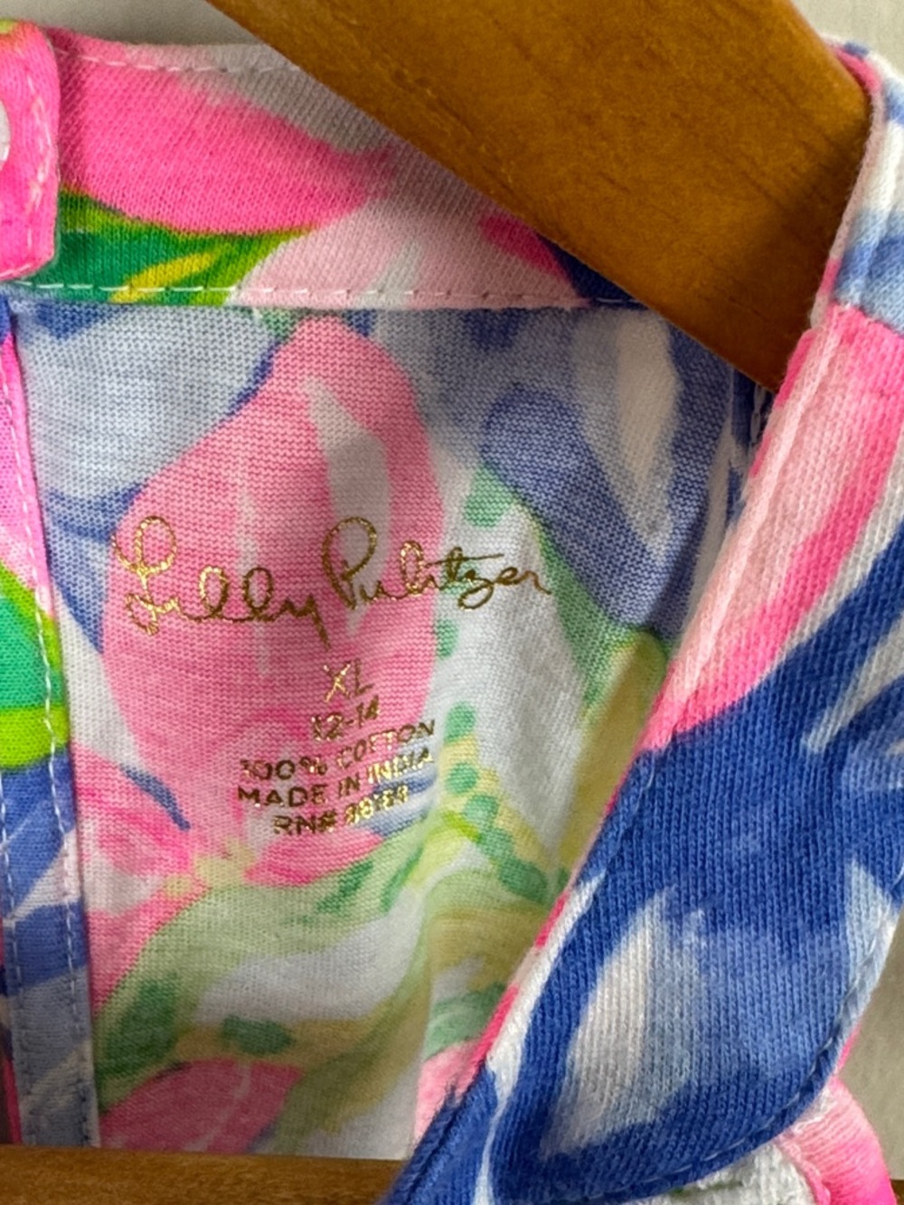 Lilly Pulitzer Girls Romper. Size XL 12/14. - Picture 5 of 7